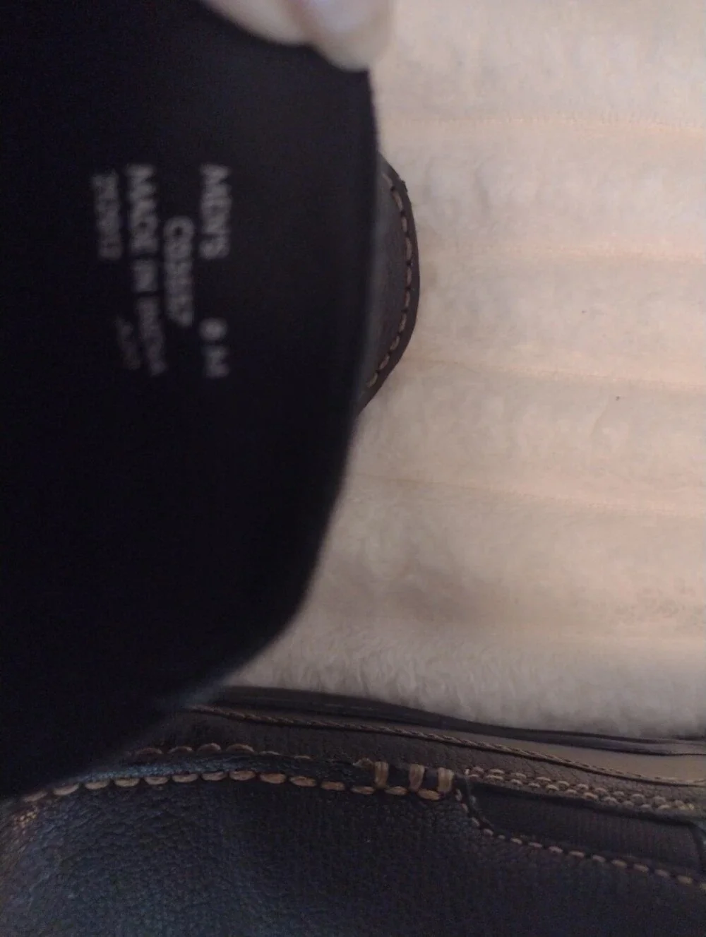 Cole Haan Tucker Venetian Mens 8M Black Genuine Leather Loafers Driving Shoes